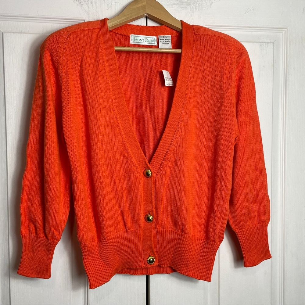 90s Bright Cotton Cardigan NWT